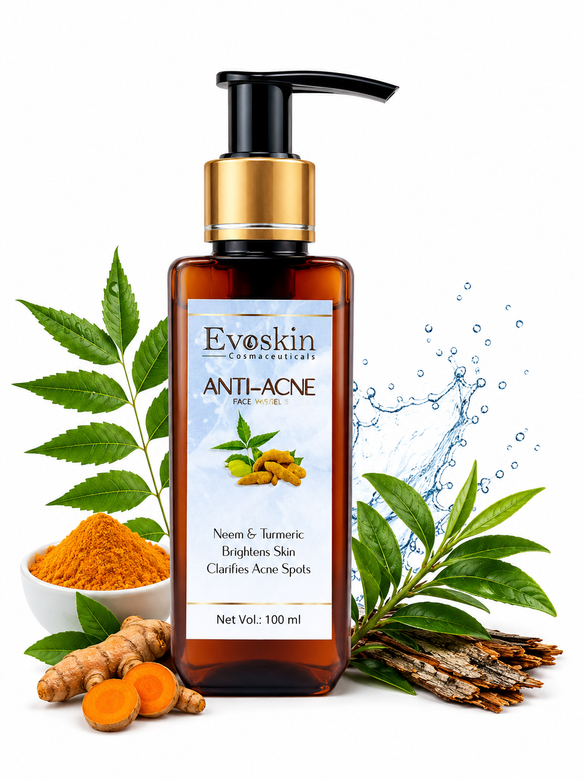 Anti Acne Face Wash with Neem & Turmeric 100 ml
