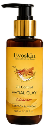 Sandal Saffron Oil Control Facial Clay Cleanser