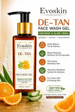 De-Tan Face Wash with Orange & Aloe Vera 100 ml