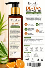 De-Tan Face Wash with Orange & Aloe Vera 100 ml