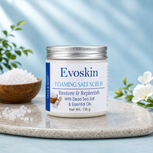 Foaming Salt Scrub with Dead Sea Salt & Essential Oils | Face & Body Scrub | Deep Exfoliation for Smooth, Glowing Skin | Hydrating & Smoothing Formula | 100g
